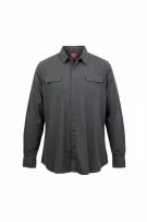 WRANGLER RED MEN'S WORKWEAR SHIRT WITH DOUBLE POCKETS GREY XXL