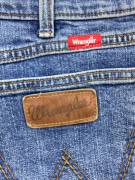 WRANGLER JEANS RELAXED FIT LOGO BLU DA UOMO L