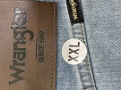 WRANGLER JEANS STRAIGHT FIT WASHED BLU UOMO PRE OWNED 2XL
