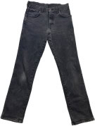 WRANGLER JEANS WASHED FADED BLACK WOMEN PRE OWNED XS