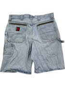 WRANGLER ΤΖΙΝ ΒΕΡΜΟΥΔΑ WORKWEAR ΑΝΟΙΧΤΟ ΜΠΛΕ ΑΝΤΡΙΚΟ PRE OWNED L