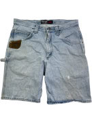 WRANGLER ΤΖΙΝ ΒΕΡΜΟΥΔΑ WORKWEAR ΑΝΟΙΧΤΟ ΜΠΛΕ ΑΝΤΡΙΚΟ PRE OWNED L