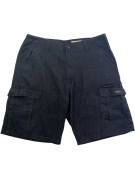 WRANGLER CARGO SHORTS UTILITY FADED BLACK MENS PRE OWNED L