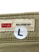 WRANGLER CARGO SHORTS UTILITY OLIVE MEN PRE OWNED L