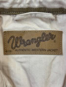WRANGLER GIACCA WESTERN CLASSIC BROWN UOMO PRE OWNED