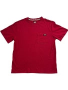 WRANGLER WORKWEAR T-SHIRT ΜΕ ΤΣΕΠΗ ΚΟΚΚΙΝΟ UNISEX L