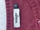 WRANGLER KNITTED CARDIGAN BOHO BORDEAUX WOMENS PRE OWNED M