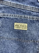 WRG JEAN CO. CARPENTER DENIM SHORTS BLUE UNISEX L