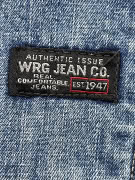 WRG JEAN CO. CARPENTER DENIM SHORTS BLUE UNISEX L