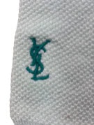 YVES SAINT LAURENT KNITTED TIE MINIMAL MINT MENS PRE OWNED