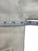YVES SAINT LAURENT ΠΛΕΚΤΗ ΖΑΚΕΤΑ CLASSIC OFF WHITE  PRE OWNED XS