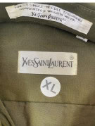 YVES SAINT LAURENT ΠΟΥΚΑΜΙΣΟ MINIMAL ΧΑΚΙ ΑΝΔΡΙΚΟ PRE OWNED XL