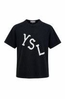 YVES SAINT LAURENT T SHIRT GRAPHIC BLACK ΑΝΤΡΙΚΟ PRE OWNED XS