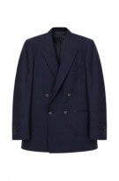 VINTAGE  BLAZER PINSTRIPE BLU UOMO PRE OWNED L